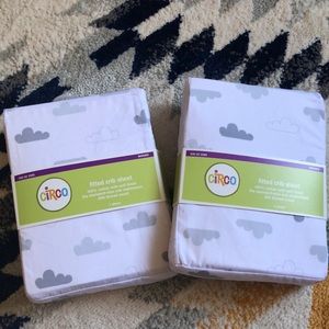 Crib Fitted Sheets set of 2 NIP